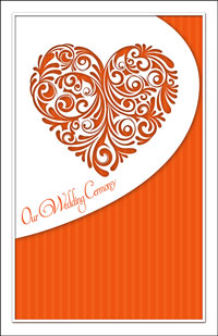 Wedding Program Cover Template 6G - Graphic 6